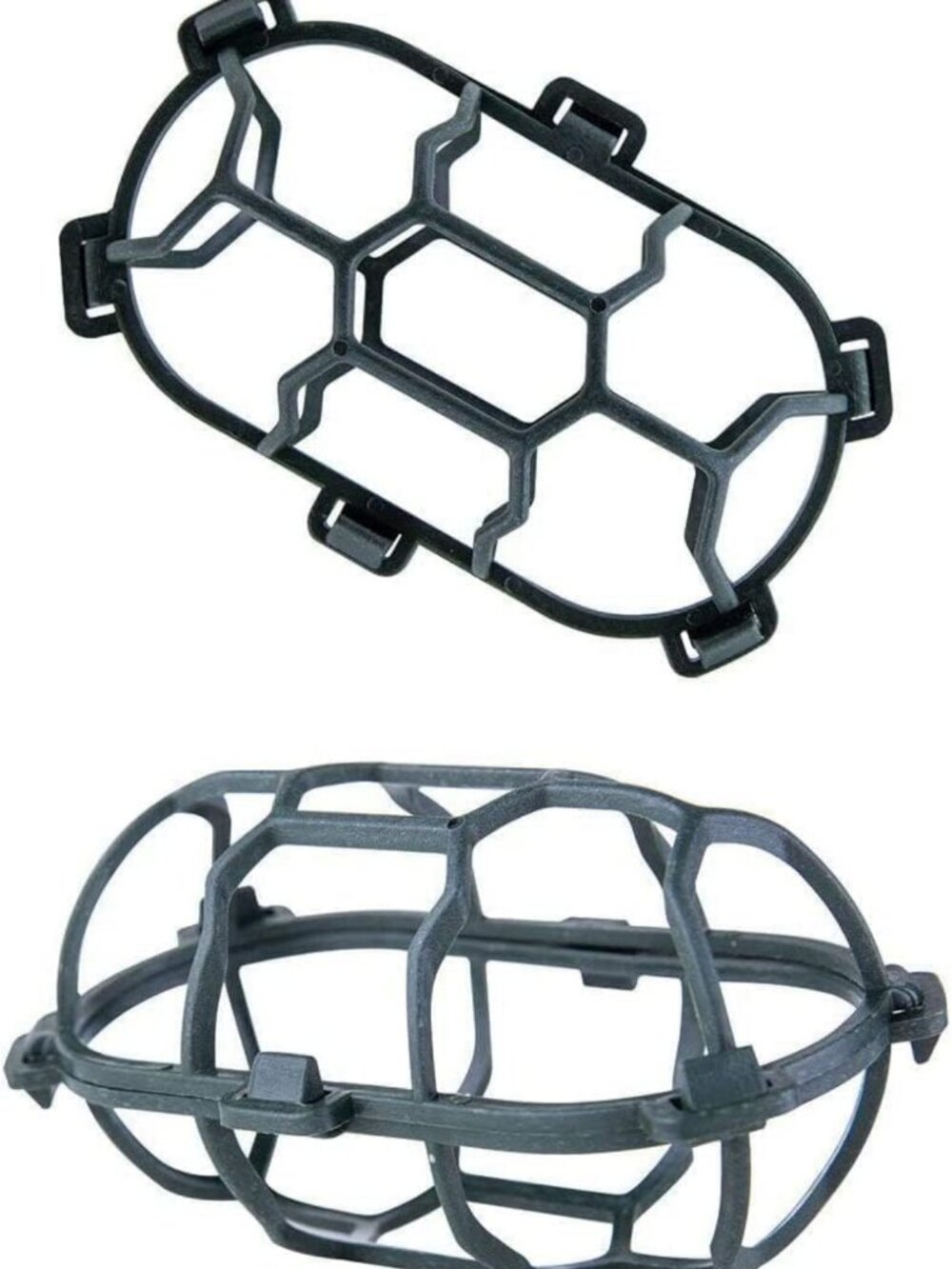 Floral Cage Arranger for Bouquets | Egg Shaped Flower Holders - Pack of 12